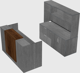 Modular reception desk
