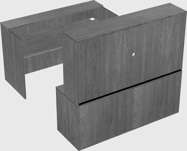 Comptoir d'accueil modulable