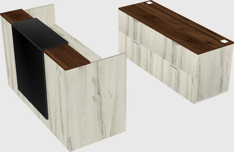 Modular reception desk