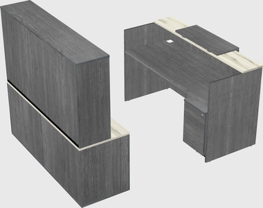 Modular reception desk