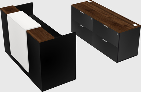 Modular reception desk
