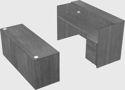 Comptoir d'accueil modulable