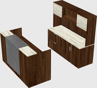 Modular reception desk