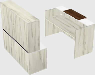 Modular reception desk