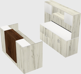 Modular reception desk
