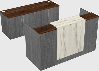 Modular reception desk
