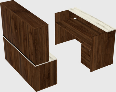 Modular reception desk