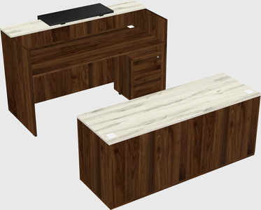 Modular reception desk