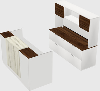 Modular reception desk