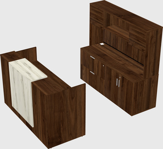 Modular reception desk