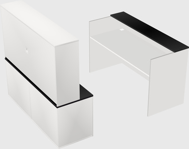 Modular reception desk