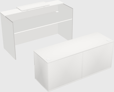 Modular reception desk
