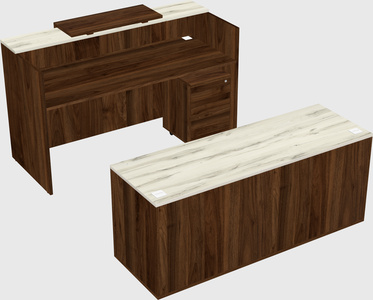 Modular reception desk