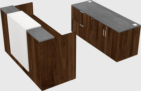Modular reception desk