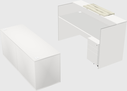 Modular reception desk