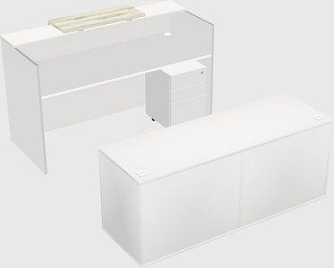 Modular reception desk
