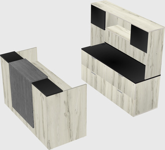 Modular reception desk