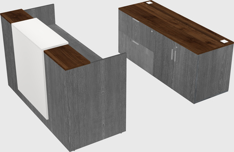 Modular reception desk