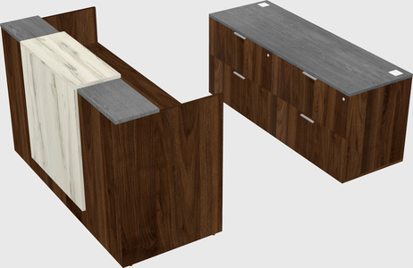 Modular reception desk