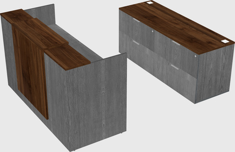 Modular reception desk