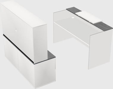Modular reception desk