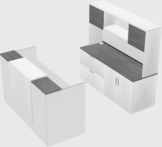 Modular reception desk