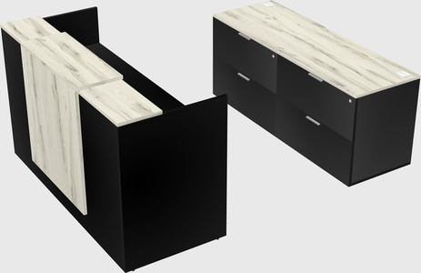 Modular reception desk
