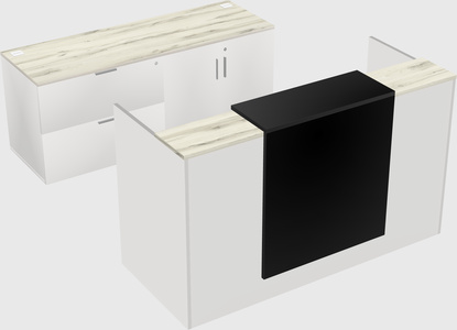 Modular reception desk