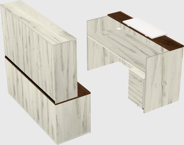 Modular reception desk