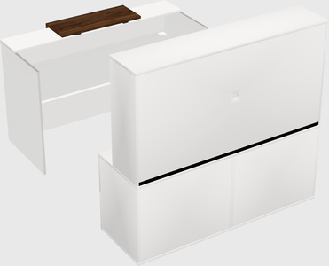 Modular reception desk