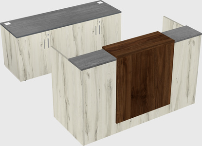 Modular reception desk