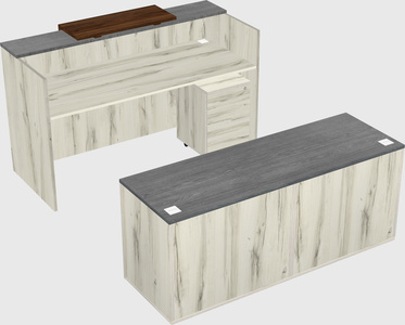 Modular reception desk