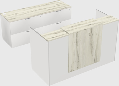 Modular reception desk