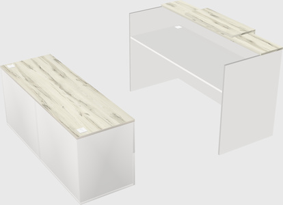 Modular reception desk