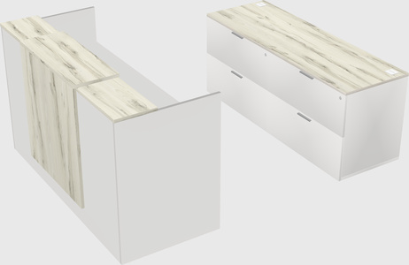 Modular reception desk