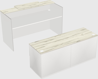 Modular reception desk