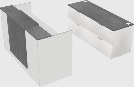 Modular reception desk