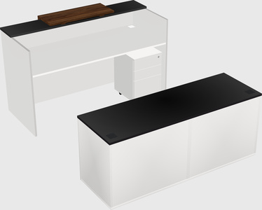 Modular reception desk