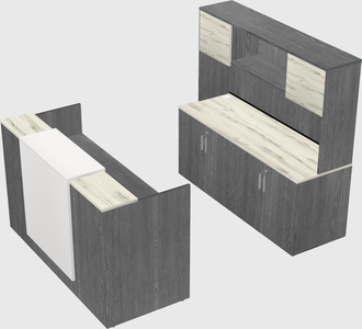 Modular reception desk