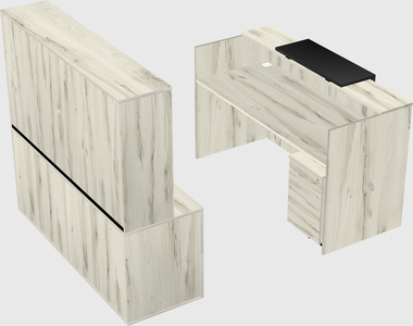 Modular reception desk