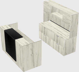 Modular reception desk