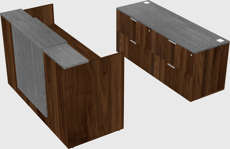 Modular reception desk