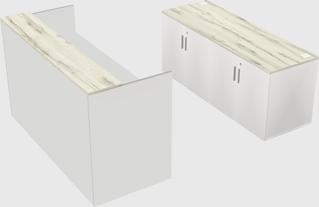 Modular reception desk