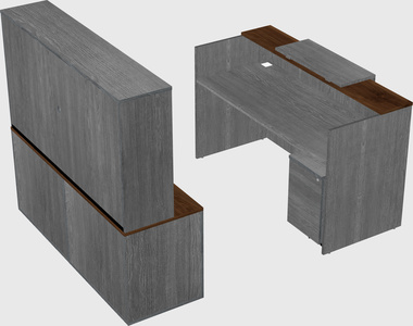 Modular reception desk
