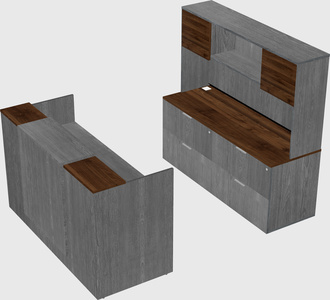 Modular reception desk