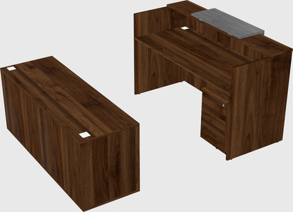 Modular reception desk