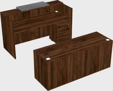 Modular reception desk