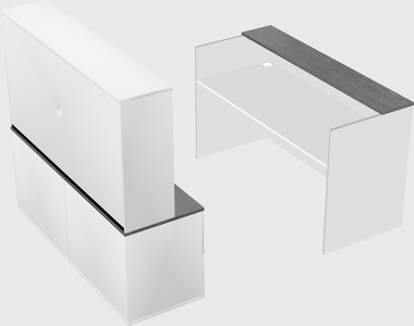 Modular reception desk