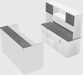 Modular reception desk
