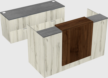Modular reception desk